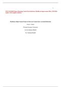 WGU D158 HIP Paper&colon; Reducing Central Line Infections&colon; Healthcare Improvement Plan &vert; 2025&sol;2026 Update with complete solutions&period;