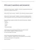 ICS exam 3 questions and answers