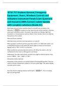 B756 757 Airplane General&comma; Emergency  Equipment&comma; Doors&comma; Windows Controls and  Indicators Instrument Panels Exam Questions  and Answers&vert;100&percnt; Correct&vert; Latest Update  with complete solutions &lpar;Grade A&plus;&rpar;