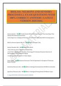 BIOL316&colon; NEURONS AND SENSORY PROCESSES 2&period; EXAM QUESTIONS WITH 100&percnt; CORRECT ANSWERS &vert; LATEST VERSION 2025&sol;2026&period;