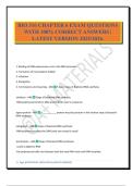 BIO 316 CHAPTER 6 EXAM QUESTIONS WITH 100&percnt; CORRECT ANSWERS &vert; LATEST VERSION 2025&sol;2026&period;