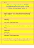  SNSA 7 Exam Preparation Newest 2025&sol;2026  Complete 100 Questions And Correct Answers  &lpar;Verified Answers&rpar;&vert;Already Graded A&plus;