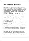 FCCS Questions WITH ANSWERS