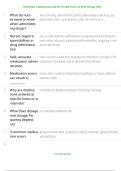 Medication Administration & Nursing Drug Therapy 2025 &vert; Verified Exam Guide with Questions and Answers