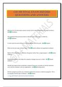 CIS 105 FINAL EXAM 2025&sol;2026 QUESTIONS AND ANSWERS