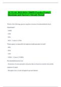 ACTUAL 2025&sol;2026 CBSPD Practice Exam 1 Questions and Answers Already Passed