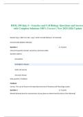 BIOL 250 Quiz 4 - Genetics and Cell Biology Questions and Answers with Complete Solutions 100&percnt; Correct &vert; New 2025-2026 Update