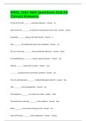 ENGL 1101 Verb Questions And All Correct Answers&period;