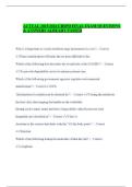 ACTUAL 2025&sol;2026 CBSPD FINAL EXAM QUESTIONS & ANSWERS ALREADY PASSED