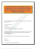 CISCO CCENT&sol;CCNA ICND1 100-101 CHAPTER 1&period; EXAM QUESTIONS WITH 100&percnt; CORRECT ANSWERS &vert; LATEST VERSION 2025&sol;2026&period;