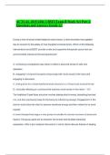 ACTUAL 2025&sol;2026 CBMT Exam B Study Set Part 2 Questions and Answers Grade A&plus;