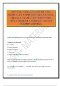 DENTAL MANAGEMENT OF THE MEDICALLY COMPROMISED PATIENT&comma; CH&period; 8 & 9 EXAM QUESTIONS WITH 100&percnt; CORRECT ANSWERS &vert; LATEST VERSION 2025&sol;2026&period;