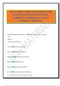 EECS 1520&colon; COMPUTER HARDWARE EXAM QUESTIONS WITH 100&percnt; CORRECT ANSWERS &vert; LATEST VERSION 2025&sol;2026&period;