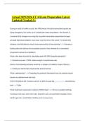Actual 2025&sol;2026 CCA Exam Preparation Latest Updated Graded A&plus;