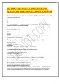 CIC STUDYING 2025&colon; CIC PRACTICE EXAM QUESTIONS WITH 100&percnt; ACCURATE ANSWERS