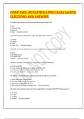 CWNP CWS-100 CERTIFICATION EXAM SAMPLE QUESTIONS AND ANSWERS