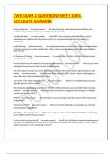 CWS EXAM 2 QUESTIONS WITH 100&percnt; ACCURATE ANSWERS