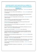 HUNTERS SAFETY UNIT QUIZ WITH ALL CORRECT & 100&percnt; VERIFIED ANSWERS&vert;LATEST UPDATE&vert;ALREADY GRADED A&plus;