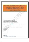 EMC 100- DIVISION 1 TEST PRACTICE EXAM QUESTIONS WITH 100&percnt; CORRECT ANSWERS &vert; LATEST VERSION 2025&sol;2026&period;