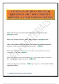 EXTRON AV STUDY GUIDE EXAM QUESTIONS WITH 100&percnt; CORRECT ANSWERS &vert; LATEST VERSION 2025&sol;2026&period;