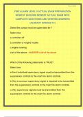 FIRE ALARM LEVEL II ACTUAL EXAM PREPARATION NEWEST 2025&sol;2026 NEWEST ACTUAL EXAM WITH COMPLETE QUESTIONS AND VERIFIED ANSWERS &vert;ALREADY GRADED A&plus;&vert; 