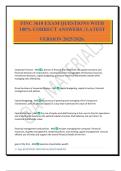 FINC 3610 EXAM QUESTIONS WITH 100&percnt; CORRECT ANSWERS &vert; LATEST VERSION 2025&sol;2026&period;
