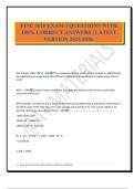 FINC 3610 EXAM 3 QUESTIONS WITH 100&percnt; CORRECT ANSWERS &vert; LATEST VERSION 2025&sol;2026&period;