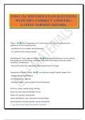 FMST 316 MIDTERM EXAM QUESTIONS WITH 100&percnt; CORRECT ANSWERS &vert; LATEST VERSION 2025&sol;2026&period;