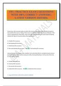 FP1 &sol; PRACTICE EXAM 2 QUESTIONS WITH 100&percnt; CORRECT ANSWERS &vert; LATEST VERSION 2025&sol;2026&period;