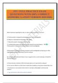 FP1 &sol; FULL PRACTICE EXAM QUESTIONS WITH 100&percnt; CORRECT ANSWERS &vert; LATEST VERSION 2025&sol;2026&period;