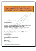 FSCC TEST STUDY GUIDE EXAM QUESTIONS WITH 100&percnt; CORRECT ANSWERS &vert; LATEST VERSION 2025&sol;2026&period;