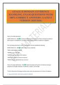 GFALE II DOMAIN I EVIDENCE HANDLING&period; EXAM QUESTIONS WITH 100&percnt; CORRECT ANSWERS &vert; LATEST VERSION 2025&sol;2026&period;
