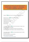 GMS 6552 EXAM 2 EXAM QUESTIONS WITH 100&percnt; CORRECT ANSWERS &vert; LATEST VERSION 2025&sol;2026&period;