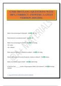 GNRS 588 EXAM 3 QUESTIONS WITH 100&percnt; CORRECT ANSWERS &vert; LATEST VERSION 2025&sol;2026&period;