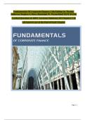 Fundamentals of Corporate Finance&comma; 11th Edition &ndash; Stephen A&period; Ross&comma; Randolph W&period; Westerfield&comma; Thomas Holloway &vert; Complete Test Bank with Solutions