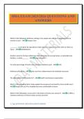 HHA EXAM 2025&sol;2026 QUESTIONS AND ANSWERS