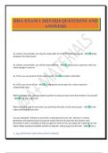 HHA EXAM 1 2025&sol;2026 QUESTIONS AND ANSWERS
