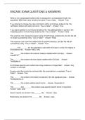 ENCASE EXAM QUESTIONS & ANSWERS