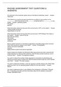 ENCASE ASSESSMENT TEST QUESTIONS & ANSWERS