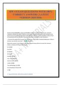 HW 4 EXAM QUESTIONS WITH 100&percnt; CORRECT ANSWERS &vert; LATEST VERSION 2025&sol;2026&period;