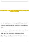 ASCP HEMATOLOGY REVIEW EXAM QUESTIONS AND ANSWERS GRADED A&plus; 100&percnt; GUARANTEED SUCCESS