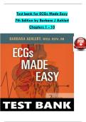 ECGs Made Easy &ndash; 6th Edition by Barbara Aehlert &ndash; Complete Test Bank &lpar;Chapters 1&ndash;10&rpar;