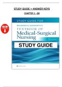 Study Guide &ndash; Brunner & Suddarth Med-Surg Nursing 15th Edition by Hinkle &vert; Practice Questions &plus; Answer Keys PDF