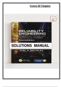 Solution Manual for Reliability Engineering&colon; Probabilistic Models and Maintenance Methods &lpar;2nd Edition&comma; 2017&rpar; by Joel A&period; Nachlas