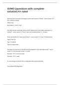 SVMO &lpar;questions with complete solution&rpar; A&plus; rated
