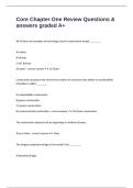Core Chapter One Review Questions & answers graded A&plus;