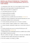 Salesforce&period;com Advanced Administrator &sol; Comprehensive Practice Q-Bank &sol; Newest Actual Questions & Answers &lpar;A&plus; Guide Solution&rpar;