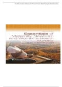 Test Bank&colon; Essentials of Maternity&comma; Newborn&comma; and Women&rsquo;s Health&comma; 6th Edition by Susan Ricci - All Chapters and Rationals Included