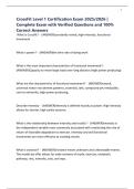 CrossFit Level 1 Certification Exam 2025&sol;2026 &vert; Complete Exam with Verified Questions and 100&percnt; Correct Answers