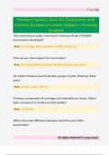 Hunters Safety Quiz &num;2 Questions and  Correct Answers&sol; Latest Update &sol; Already  Graded 